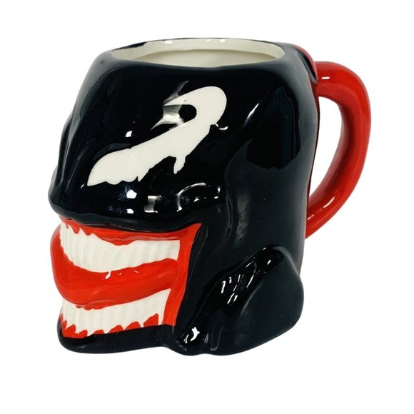 Marvel Comics Spiderman Villian Venom Ceramic Mug 16 oz Symbiote Coffee Tea Cup - Picture 3 of 8